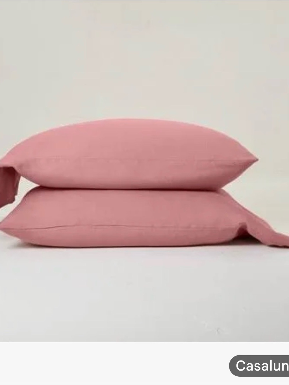 Casaluna Dusty Pink Pillowcase King Set - Soft Blush Shams